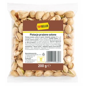 TOPSELLER Pistacje prażone solone 200g