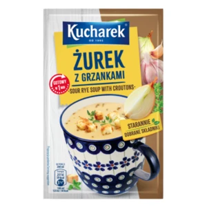 Kucharek Zupa jednoporcjowa żurek z grzankami 17g