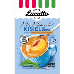 Kisiel na zimno brzoskwinia zielona herbata LUCATTO 35g