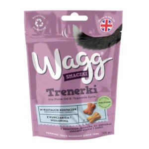 Wagg Smaczki, Trenerki, przekąski dla psów, 125 g