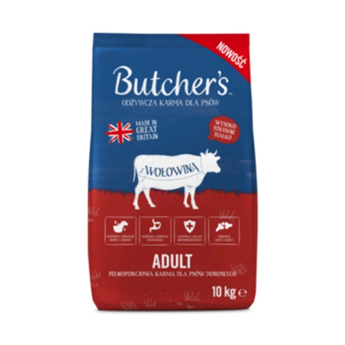 Butcher's Adult, sucha karma dla psów dorosłych, z wołowiną 10kg 1779188452053-cc8zg.png