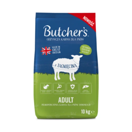 Butcher's Adult, sucha karma dla psów dorosłych, z jagnięciną 10kg 1779188458976-86yp5e.png