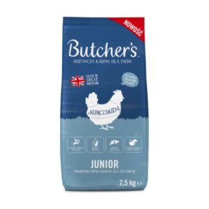 Butcher's Junior, sucha karma dla szczeniąt, z kurczakiem, 2,5kg