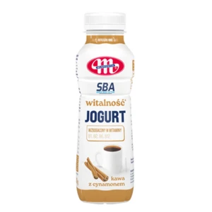 Mlekovita Jogurt kawa z cynamonem wzbogacony SBA 330g