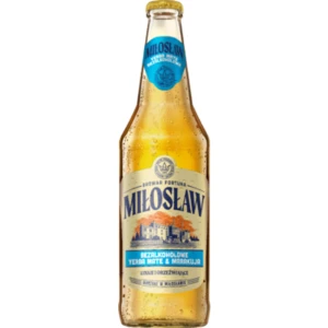 Miłosław Bezalkoholowe Yerba Mate & Maracuja 500 ml butelka zwrotna