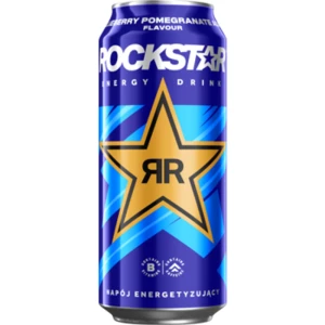 Rockstar Blueberry Pomegranate Acai Gazowany napój energetyzujący 500 ml