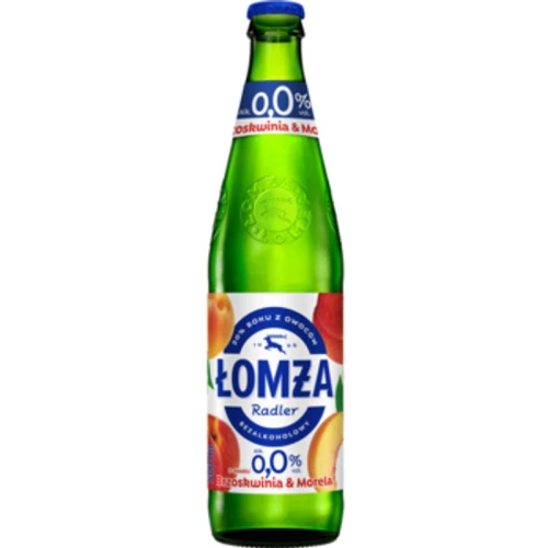 Łomża Radler Brzoskwinia - morela 20% soku butelka bezzwrotna 500 ml 1779190737428-jt9y0g.png