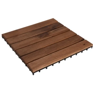 Płytki tarasowe drewniane 30x30cm zestaw 4 sztuk