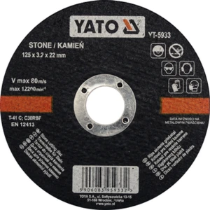YATO Tarcza do cięcia kamienia 125x3,2x22 mm