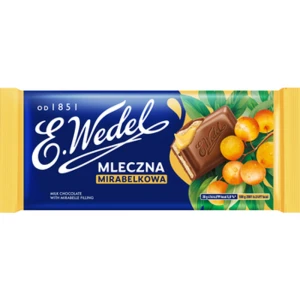 E.Wedel Czekolada mleczna mirabelkowa 100g