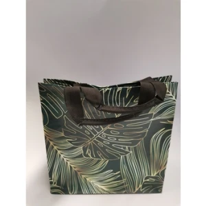 Greenbag Torba wielokrotnego użytku z polipropylenu tkanego 26x26x12 cm Liście