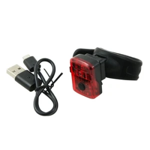 Lampka tylna rear-x zasilanie usb z silikonowym uchwytem