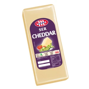 Ser Cheddar dojrzewający blok ok. 2kg niebarwiony