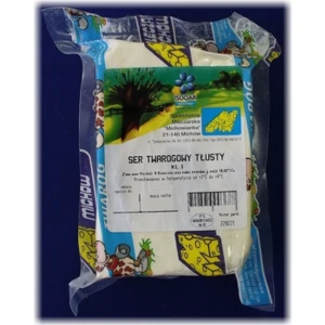 Twaróg tłusty duża kostka folia - Michowianka ok. 1kg