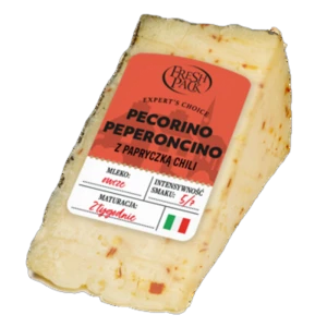 Ser Pecorino z ostrą papryczką chili, porcja 110g FRESH PACK