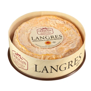 Z wagi: Langres AOP Germain ser na wagę (ok. 100 g)