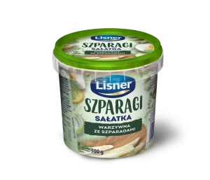 Szparagi Sałatka warzywna ze szparagami 500g Lisner