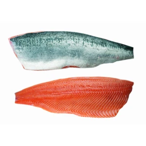 ŁOSOŚ FILET ZE SKÓRĄ D-TRYM OK. 1,2-1,6KG, BOX OK. 8KG