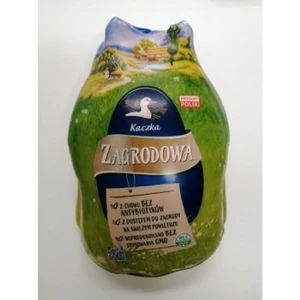 KACZKA ZAGRODOWA BEZ PODROBÓW BEZ SZYI KLASA A OK. 2,2 KG PRODUKT GŁĘBOKO MROŻONY