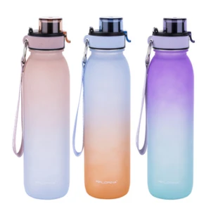 Butelka plastikowa Galao 1000ml mix 3 kolorów