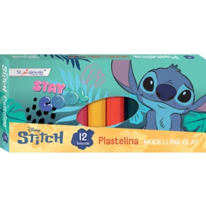 Plastelina 12 kolorów Stitch