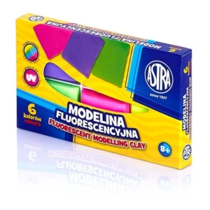 Modelina fluorescencyjna Astra 6 kolorów