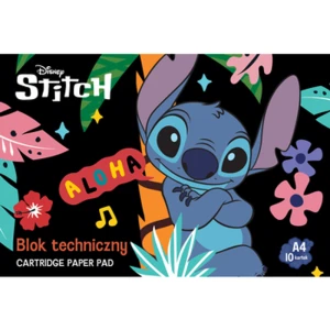 Blok techniczny A4, 10 kartek Stitch