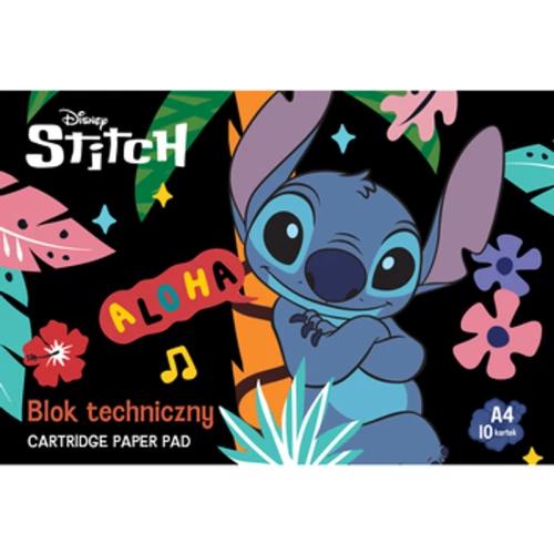Blok techniczny A4, 10 kartek Stitch 1779184002074-x4ojqc.png