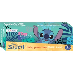 Farby plakatowe 12 kolorów x 20 ml Stitch