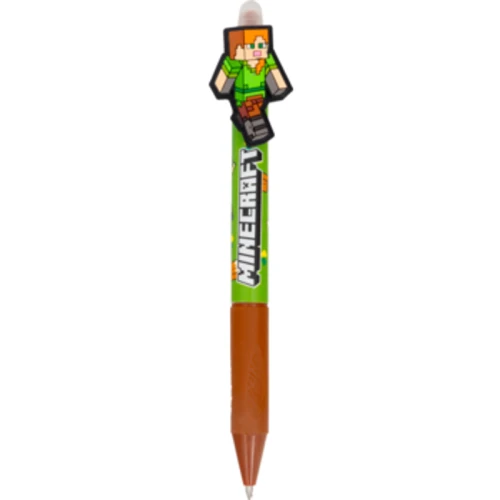Dłługopis wymazywalny z gumowym uchwytem, automatyczny MINECRAFT 1779184948182-k49wcd.png