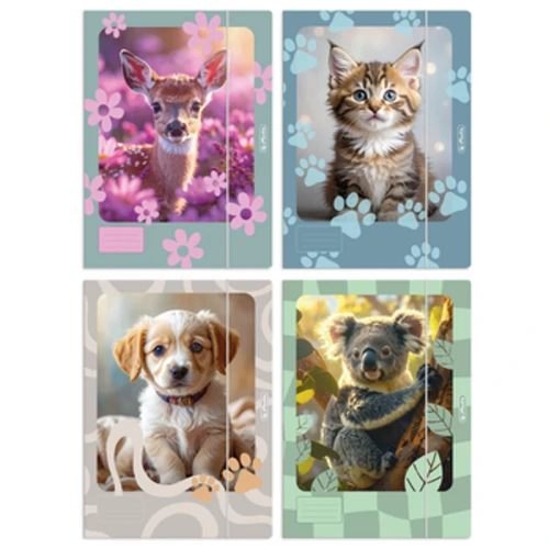 Teczka Herlitz A4 z gumką Animals mix okładek 1779185050498-84oooq.png