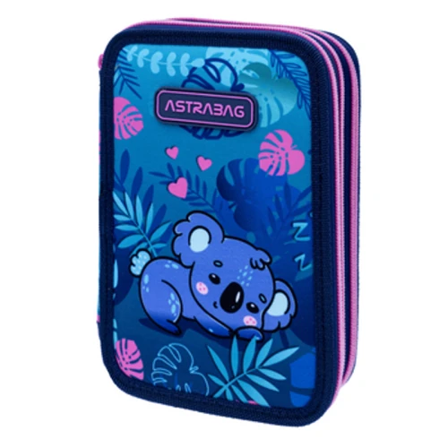Piórnik JUMBO potrójny z wyposażeniem ASTRABAG SWEET KOALA, AC31 1779185111930-sqahjj.png