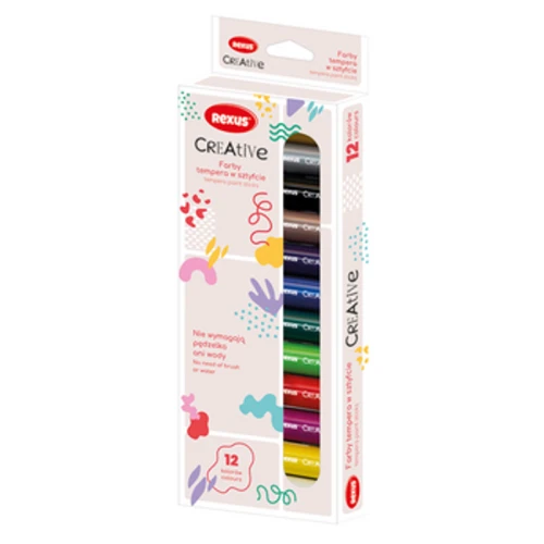 Farby tempera w sztyfcie 12 kolorów Rexus 1779185209633-5prb8.png