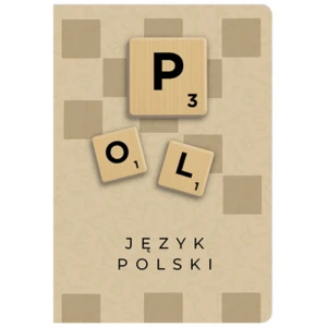 Zeszyt tematyczny a5/60 kartek linia Scrabble - Język Polski