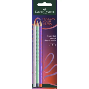 Ołówek B FABER-CASTELL grip 2001 edycja FOLLOW YOUR FLOW 3szt