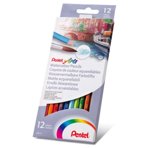 Pentel Kredki akwarelowe w 12 kolorach, CB9-12 1779185415530-342lm.png