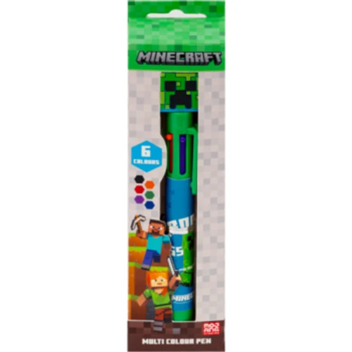 Długopis 6-kolorowy z ozdobną końcówką MINECRAFT 1779185692451-j3vrn.png