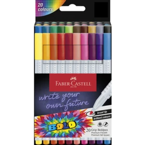 Flamastry GRIP Boldpen 20 kolorów FABER CASTELL