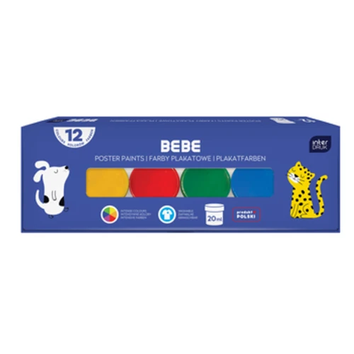 Farby plakatowe 12 kolorów BEBE Kids 1779185833132-q69xik.png