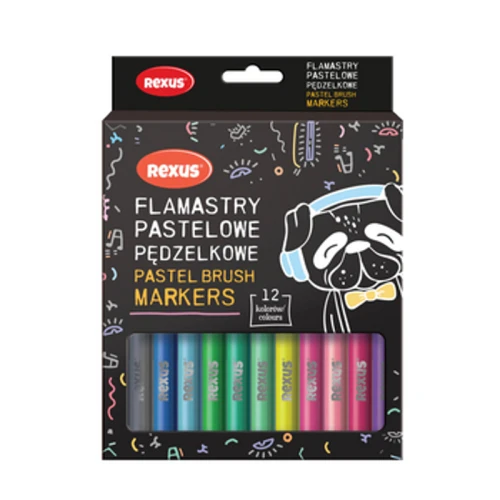 Flamastry pastelowe pędzelkowe 12 kolorów Rexus Teens 1779185944653-79knsl.png