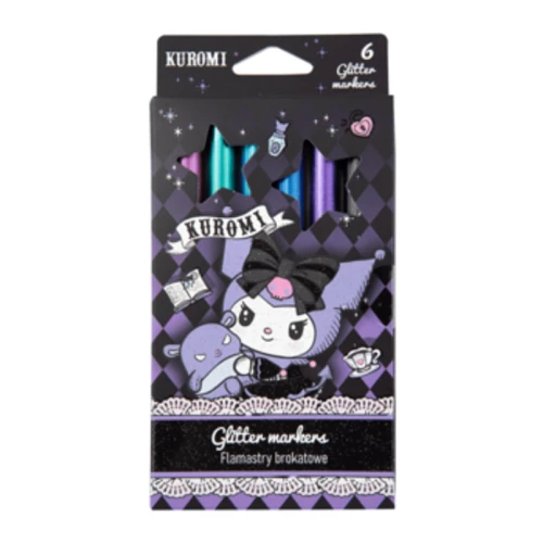 Flamastry brokatowe 6 kolorów Kuromi 1779185986916-nsild8.png