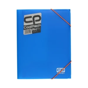 Teczka na gumkę A4 Coolpack neon niebieska
