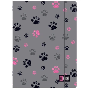St.Right teczka z gumką A4 PAWS