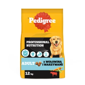 Pedigree Adult sucha karma z wołowiną i warzywami 12 kg