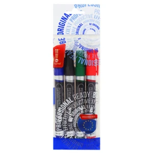 Marker permanentny Memobe okrągła końcówka, mix kolorów, 4 szt. etui