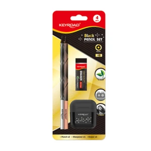 Zestaw szkolny KEYROAD luxury black edition