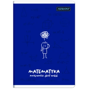 Zeszyt tematyczny ASTRAPAP A5 60 kartek w kratkę MATEMATYKA