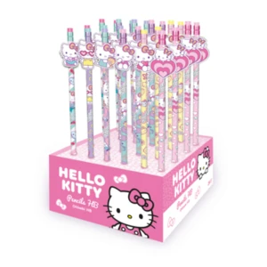 Ołówek HB z gumową nakładką Hello Kitty pink 1