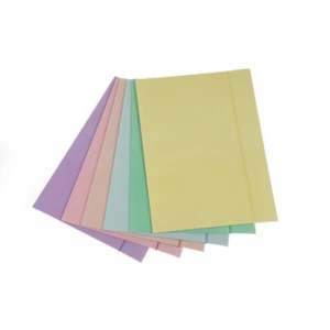 Teczka z gumką OFFICE PRODUCTS Pastel karton/lakier A4 300g 3-skrz. mix kolorów