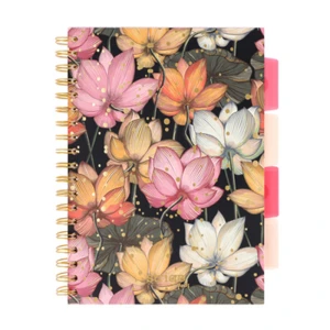 Kołozeszyt STRIGO PADS Project Book B5/100 kartek kratka Japonia Kwiaty